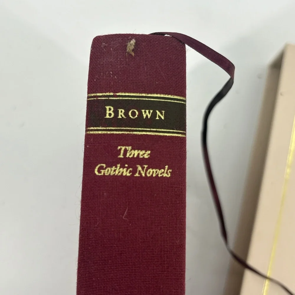 Library of America Three Gothic Novels Charles Brockden Brown Burgundy Hardcover